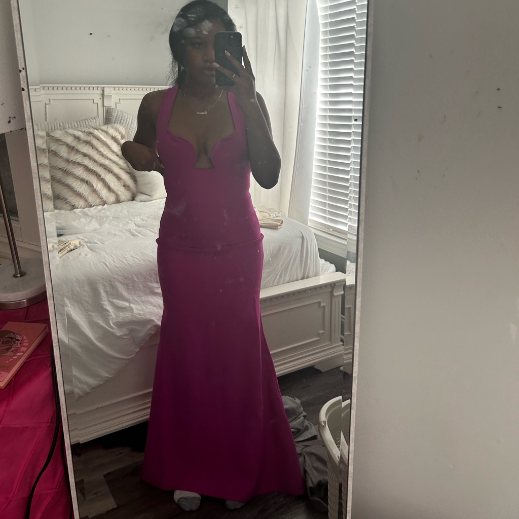 Fashion Nova Embellished Dress In Purple
